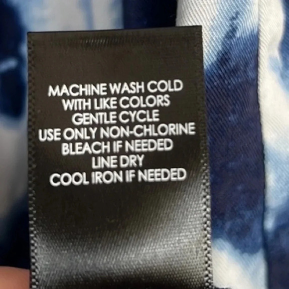 NWT Torrid Tie Dye Sleeveless Button Up Tie Waist  Dress Size 1X - Picture 7 of 7